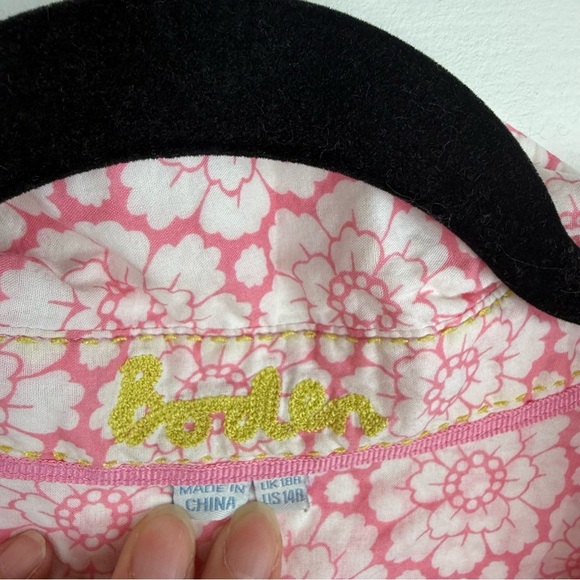 Anthropologie Pink Boden Floral Tank Top 14R - Picture 3 of 5